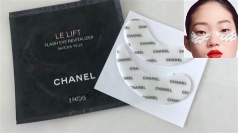 chanel le lift patches|Chanel le lift flash revitalizer.